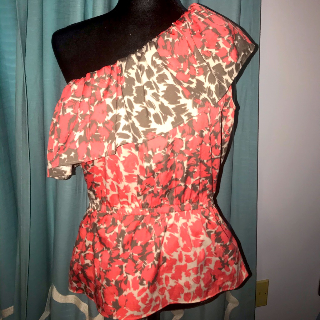 Banana Republic One Shoulder Blouse Banana Republic One Shoulder Blouse